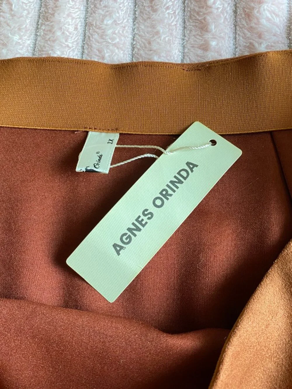 New Tan Suede Skirt
